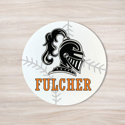 School spirit baseball sign