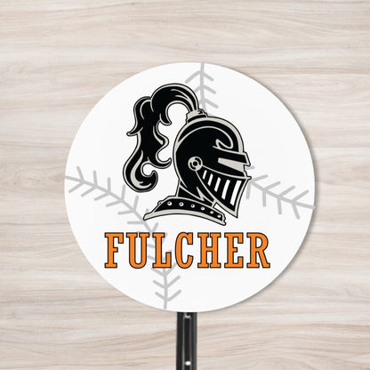 School Spirit Wooden Yard Sign - Baseball &amp; Softball