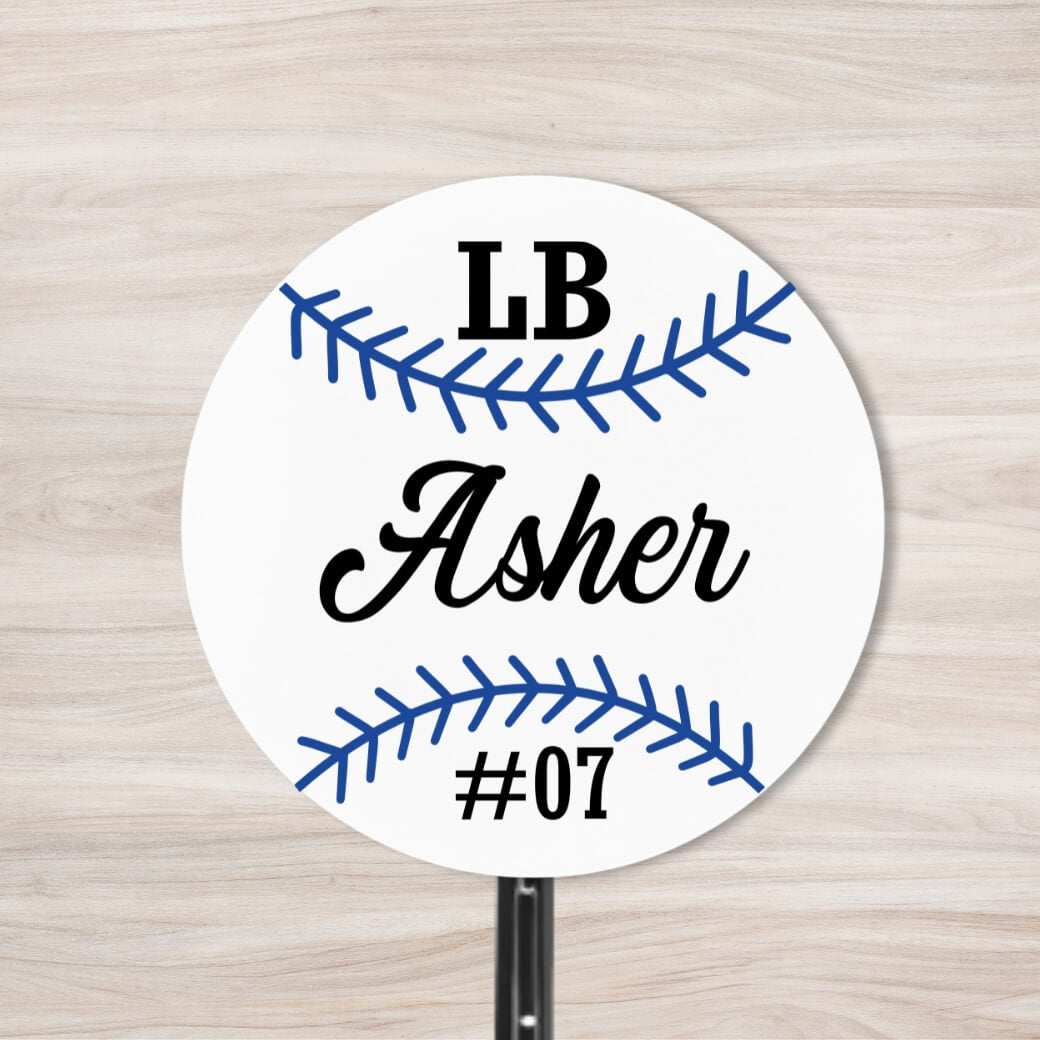 School Spirit Wooden Yard Sign - Baseball &amp; Softball