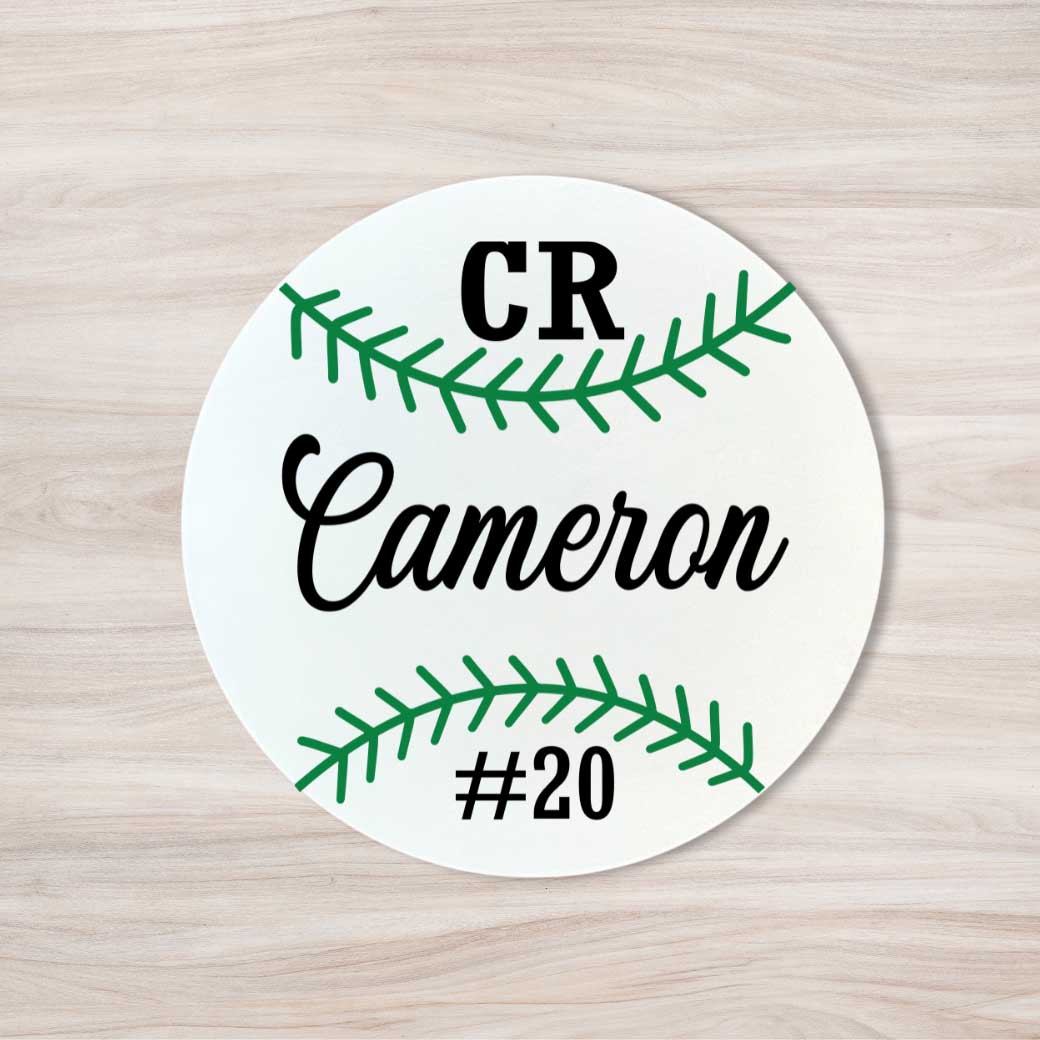 School Spirit Wooden Yard Sign - Baseball &amp; Softball