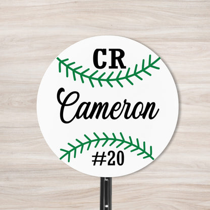 School Spirit Wooden Yard Sign - Baseball &amp; Softball