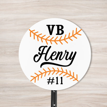 School Spirit Wooden Yard Sign - Baseball &amp; Softball