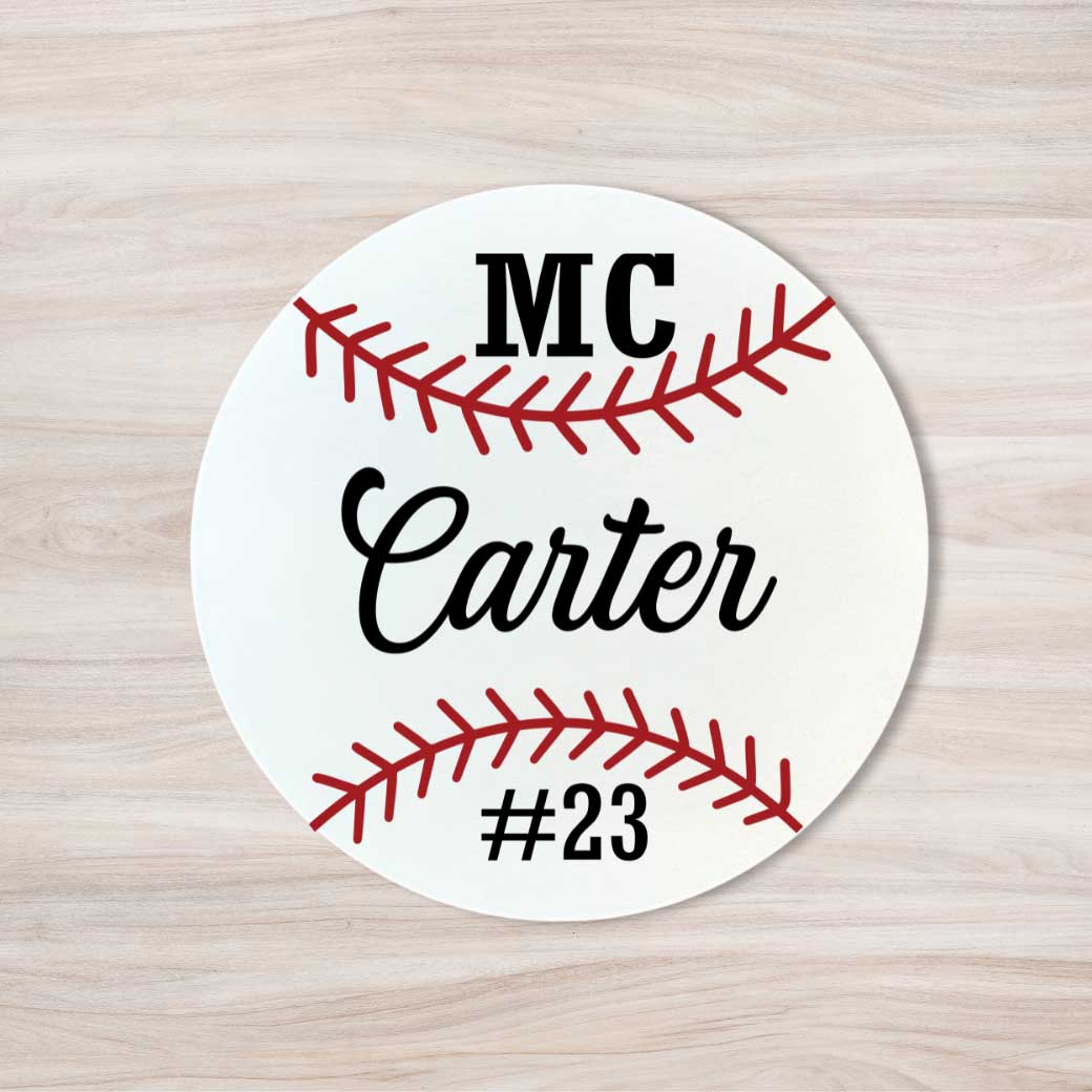 School Spirit Wooden Yard Sign - Baseball &amp; Softball