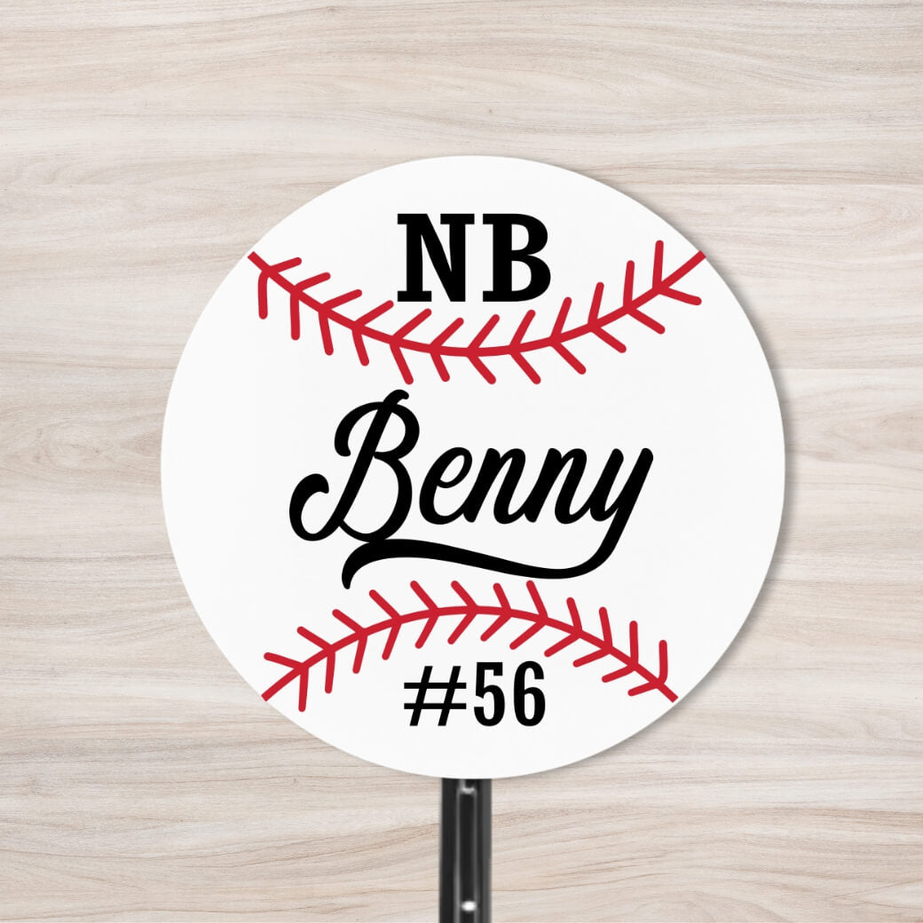 School Spirit Wooden Yard Sign - Baseball &amp; Softball