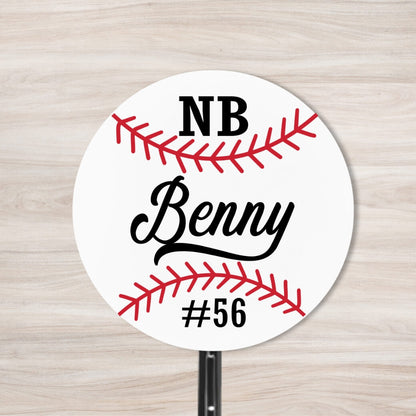 School Spirit Wooden Yard Sign - Baseball &amp; Softball