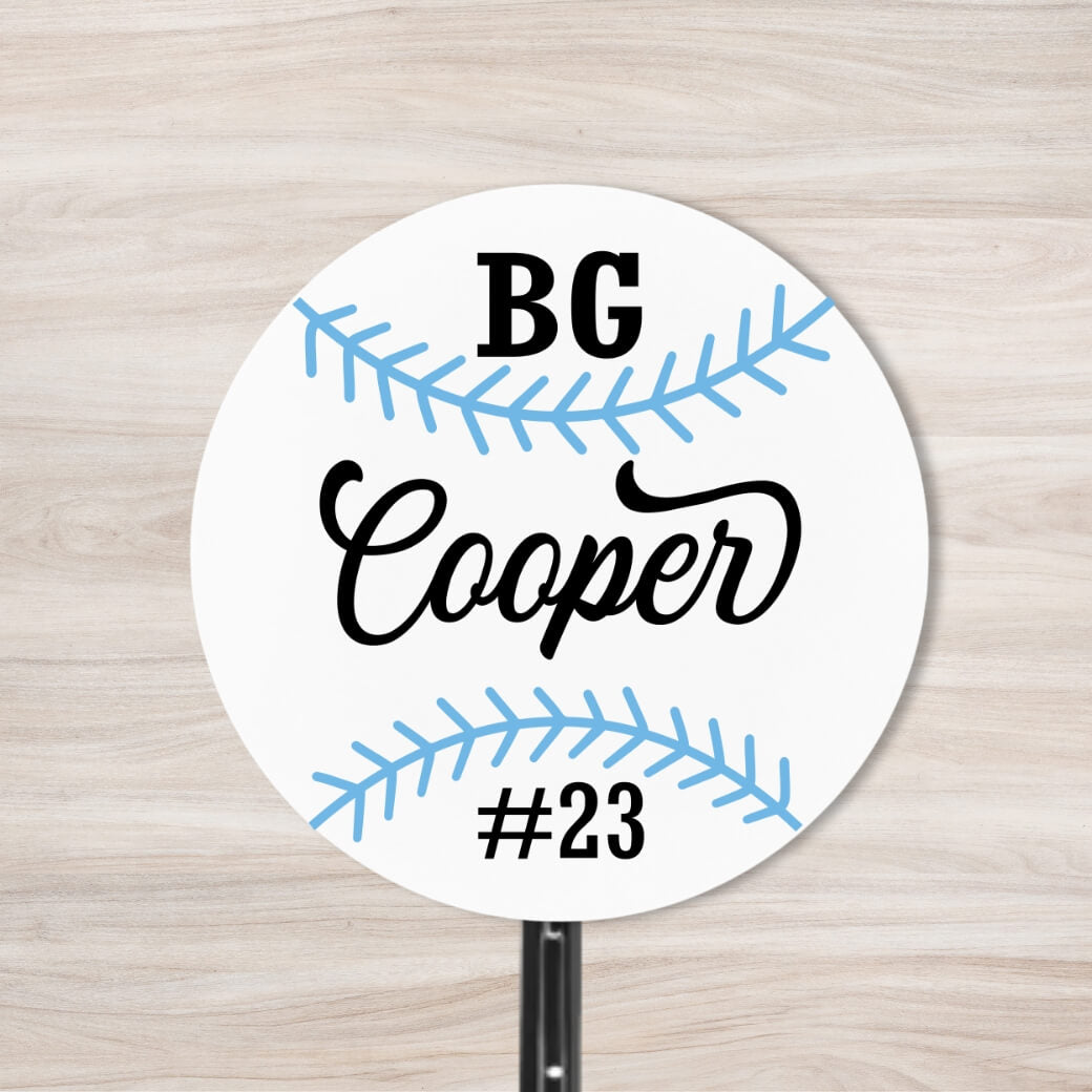 School Spirit Wooden Yard Sign - Baseball &amp; Softball