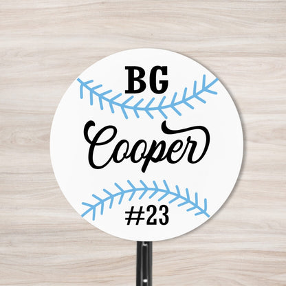 School Spirit Wooden Yard Sign - Baseball &amp; Softball