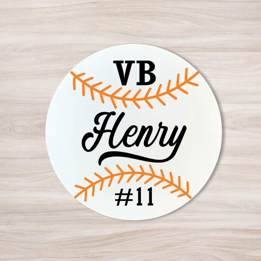 School spirit baseball sign
