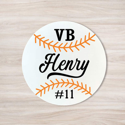 School spirit baseball sign