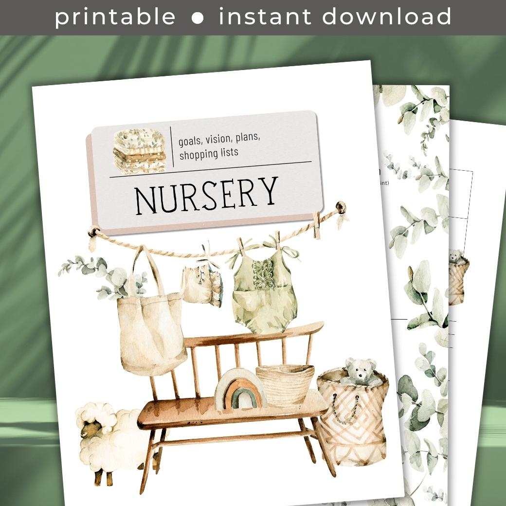Boho Baby Nursery Planner by Birchmark Designs