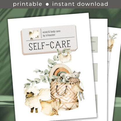 Boho Baby Self-Care Pregnancy Planner by Birchmark Designs