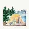 Camping Bookend Set