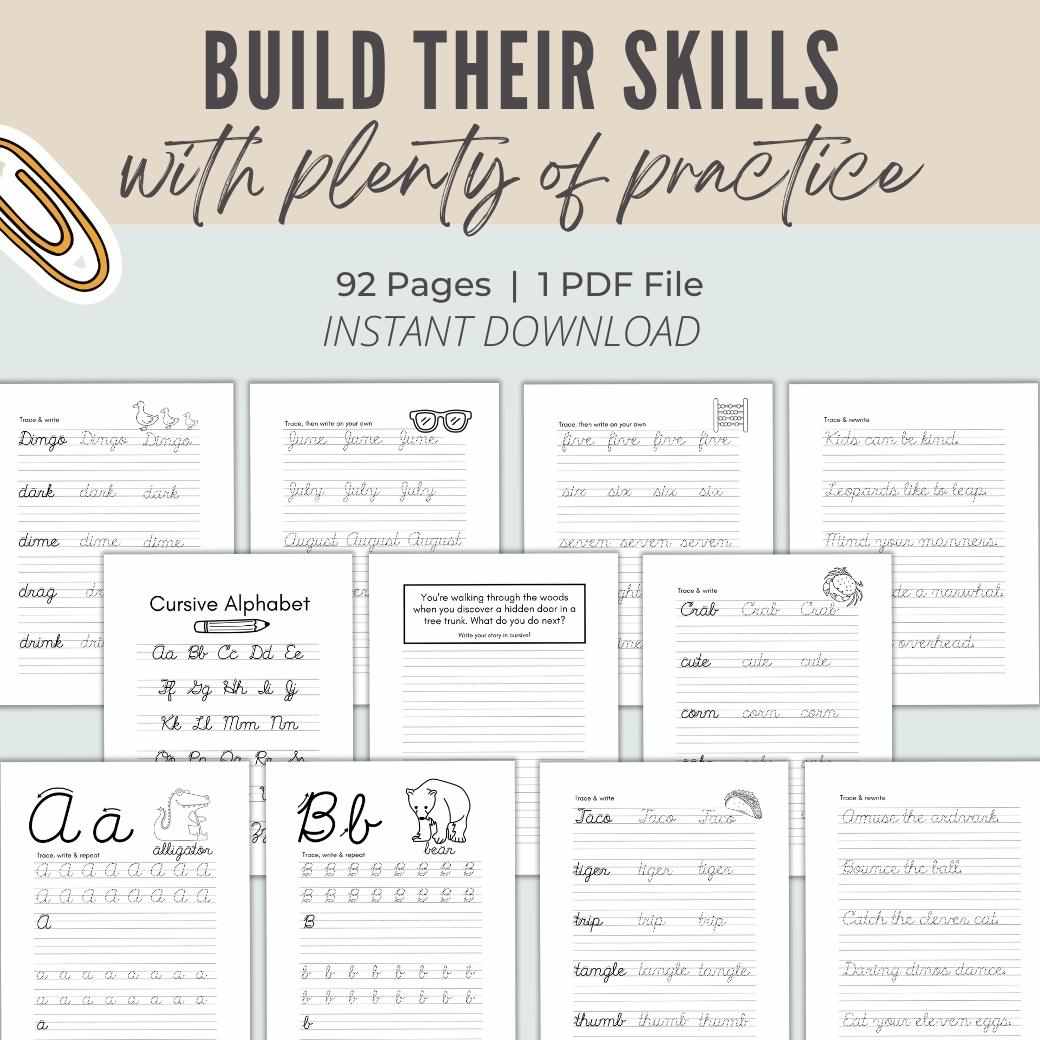 Cursive Handwriting Practice Worksheets For Kids Birchmark Designs cursive-handwriting-practice-worksheets-for-kids-birchmark-designs