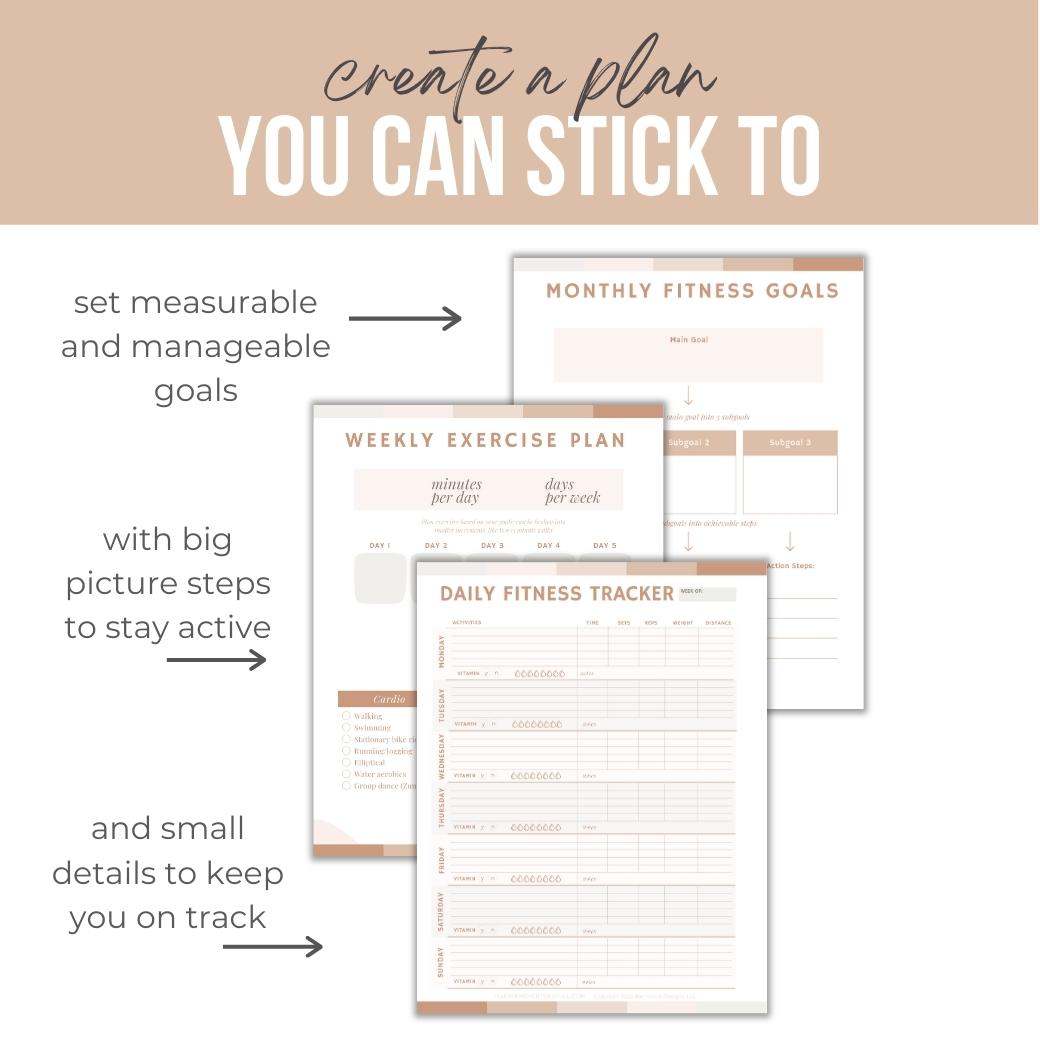 Fitness Pregnancy Planner by Birchmark Designs