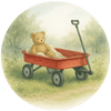 Dad & Me Ornament – Red Wagon Adventure