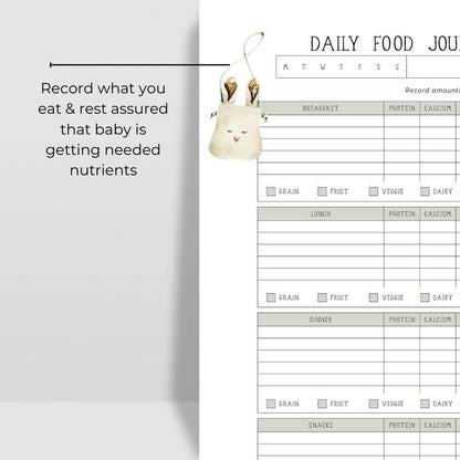 Boho Baby Meal Planner by Birchmark Designs