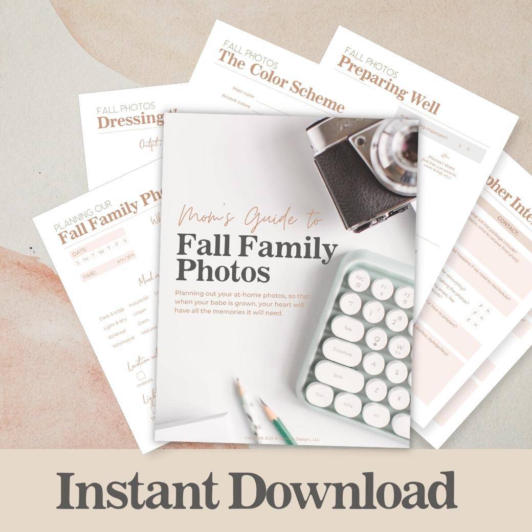 Fall Family Photoshoot Planning Guide by Birchmark Designs