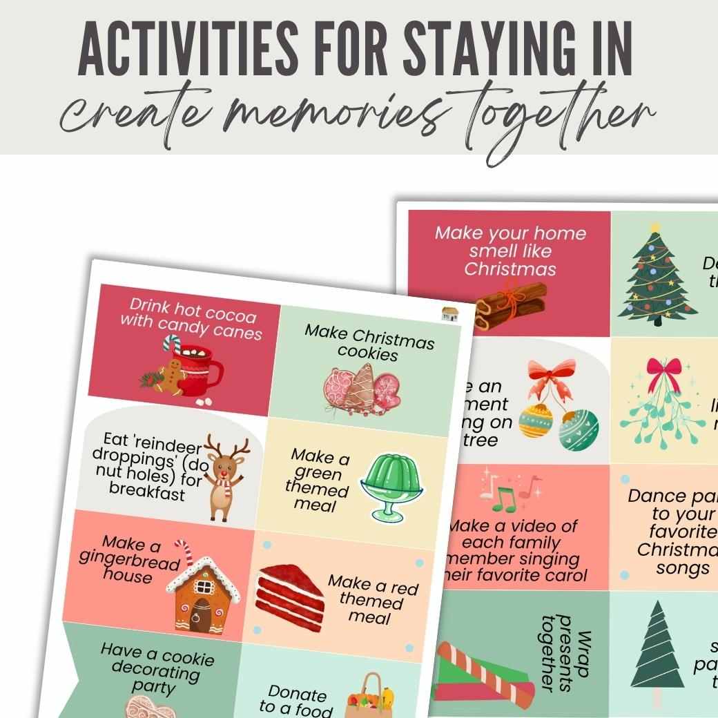 Printable Advent Adventures by Birchmark Designs