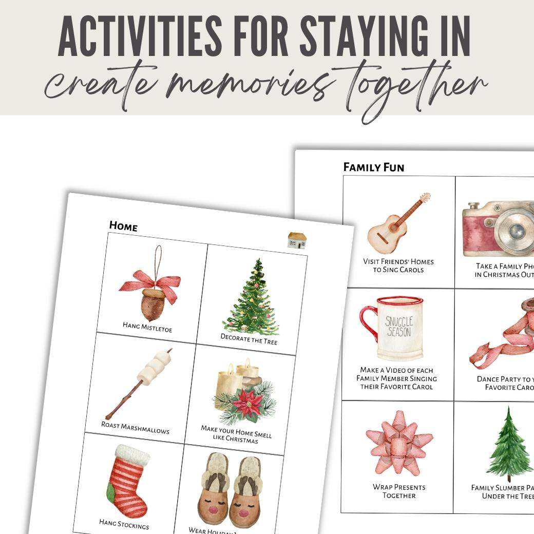 Jolly Jingles Printable Advent Activities by Birchmark Designs