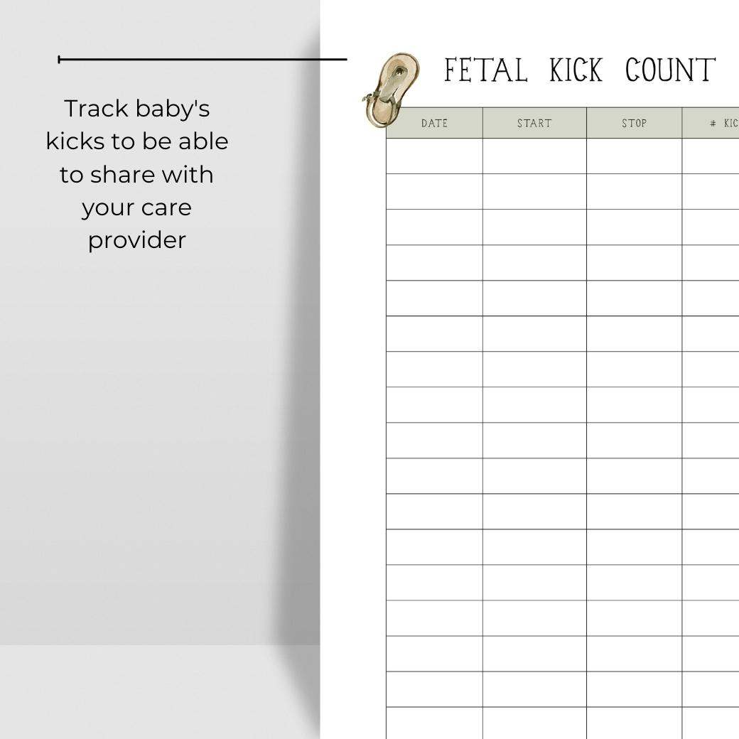 Boho Baby Medical Information Planner by Birchmark Designs