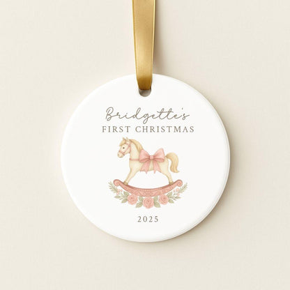 First Christmas Ornament - Rocking Horse