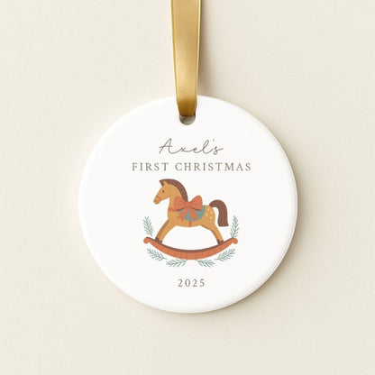 First Christmas Ornament - Rocking Horse