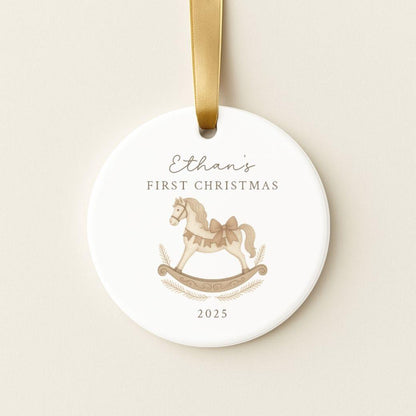 First Christmas Ornament - Rocking Horse
