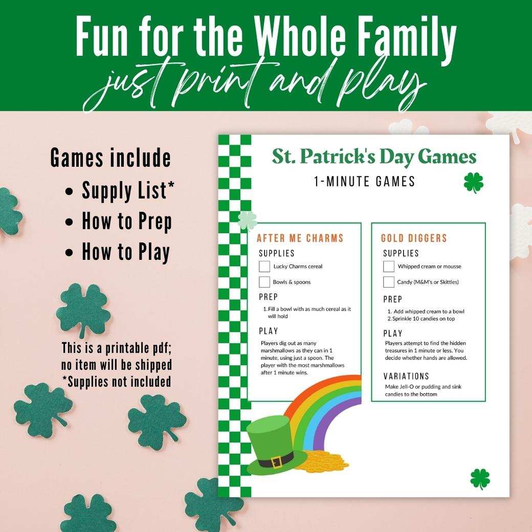 Printable St Patrick&