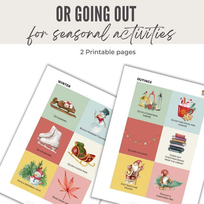 Merry Memories Printable Advent Activities by Birchmark Designs