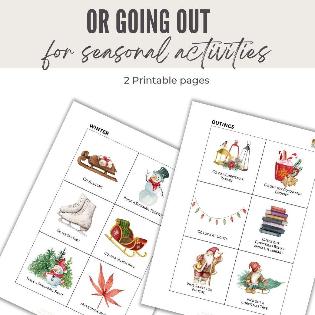 Jolly Jingles Printable Advent Activities by Birchmark Designs