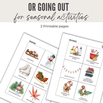 Jolly Jingles Printable Advent Activities by Birchmark Designs