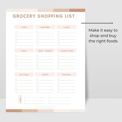 Printable Meal Planner by Birchmark Designs