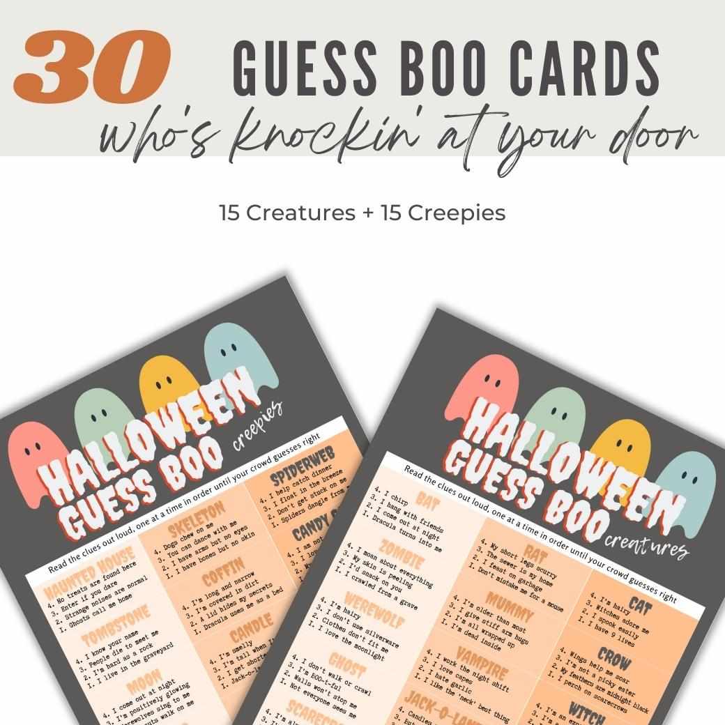 Printable Halloween Games for Kids by Birchmark Designs