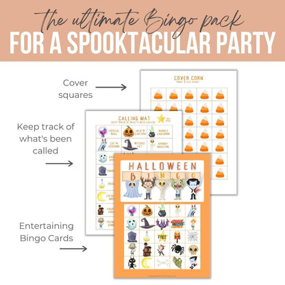 Printable Halloween Bingo for Kids by Birchmark Designs