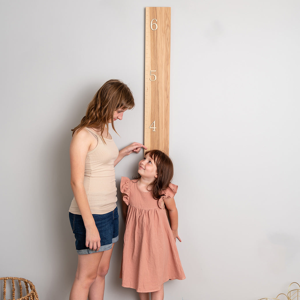 Hickory Growth Chart Ruler - Natural Numbers