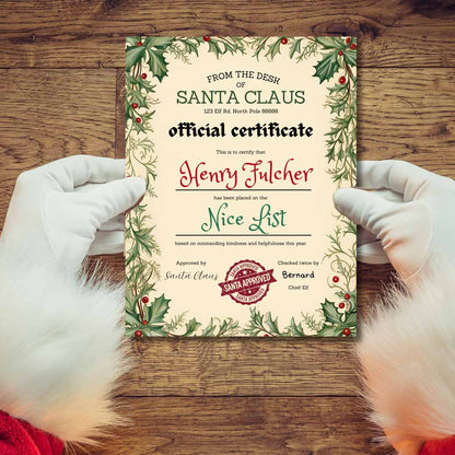 Holly Jolly Santa Letter Set