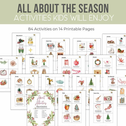 Jolly Jingles Printable Advent Activities by Birchmark Designs