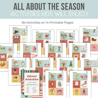 Merry Memories Printable Advent Activities by Birchmark Designs