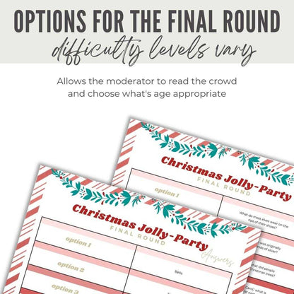 Printable Christmas Trivia Questions for Kids by Birchmark Designs