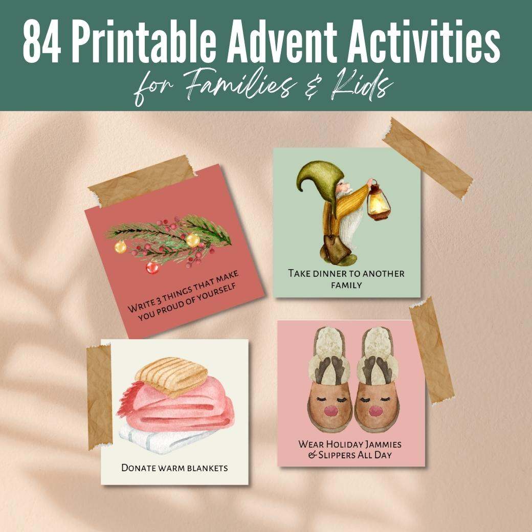 Merry Memories Printable Advent Activities by Birchmark Designs