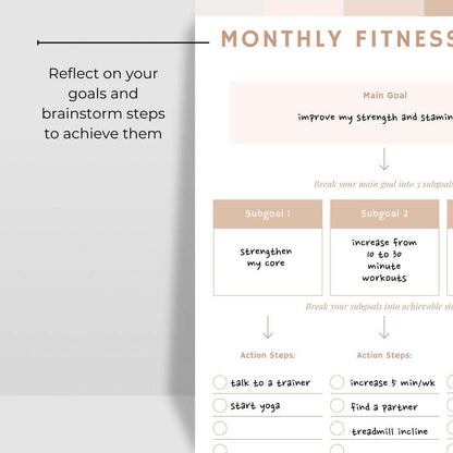 Fitness Pregnancy Planner by Birchmark Designs