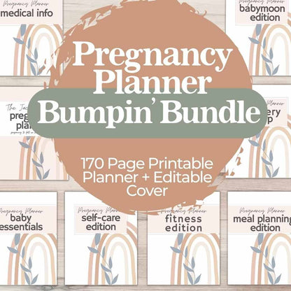 Printable Pregnancy Journal Bundle by Birchmark Designs