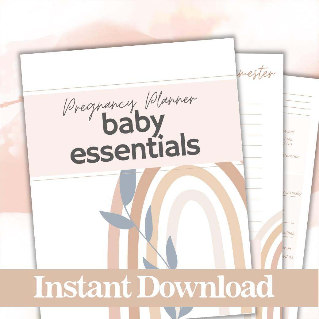 Printable Baby Checklists for Pregnant Moms by Birchmark Designs