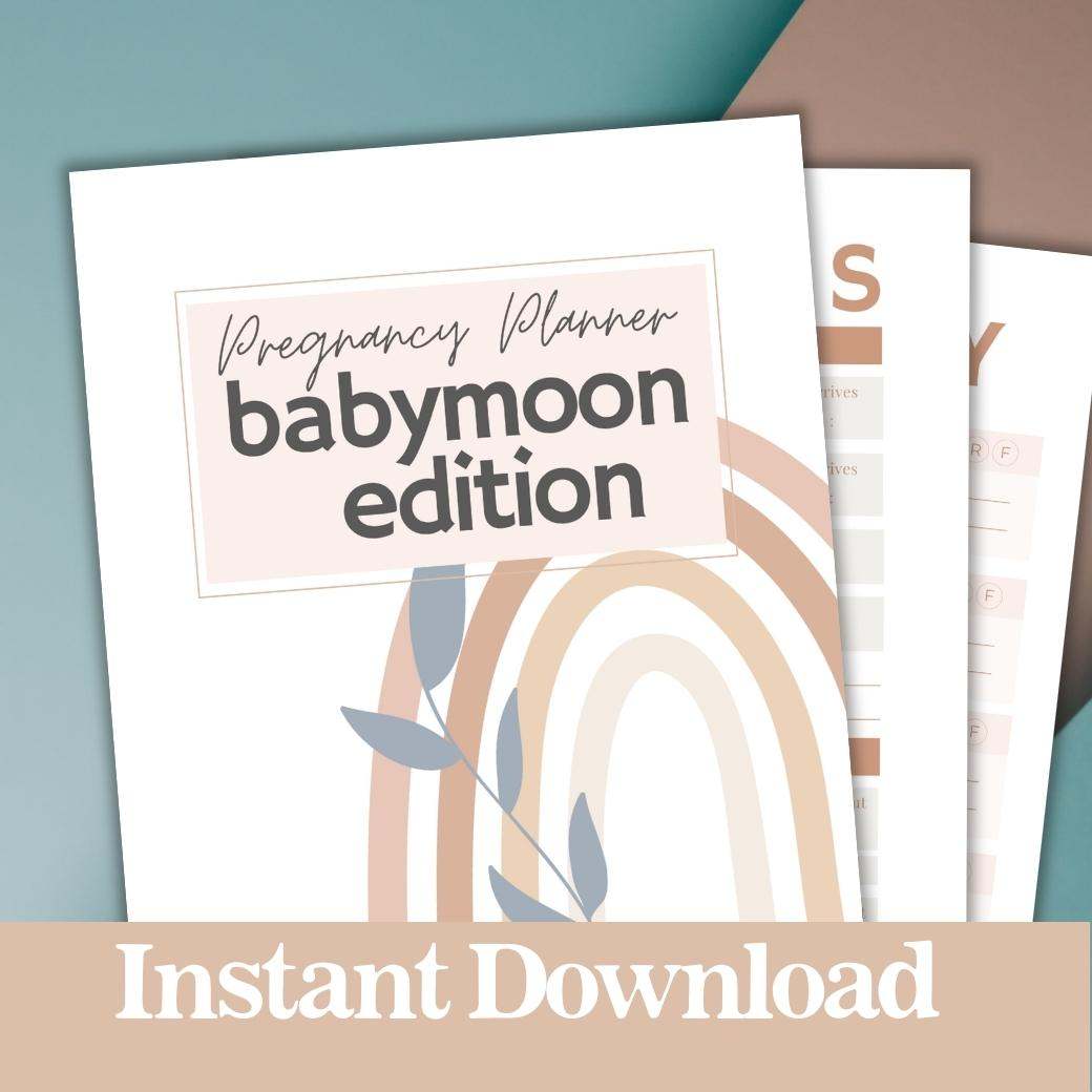 Printable Babymoon Planner by Birchmark Designs
