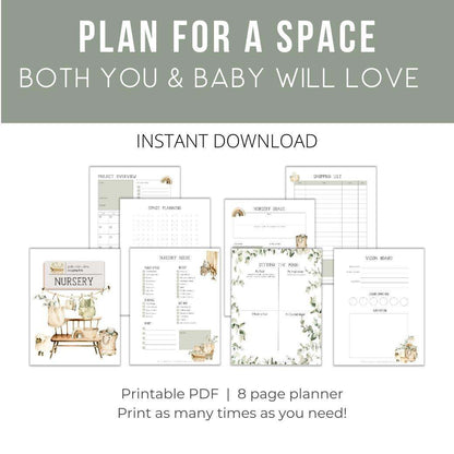 Boho Baby Nursery Planner by Birchmark Designs