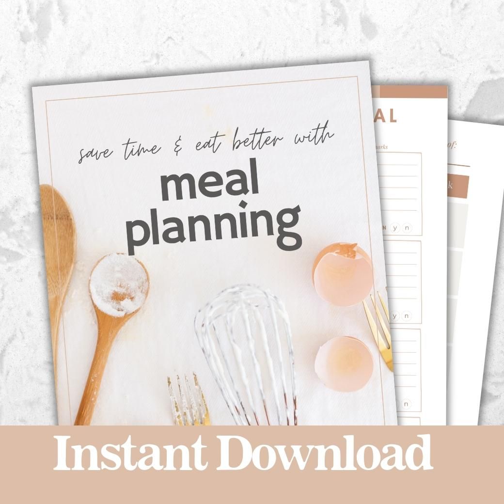 Printable Meal Planner by Birchmark Designs