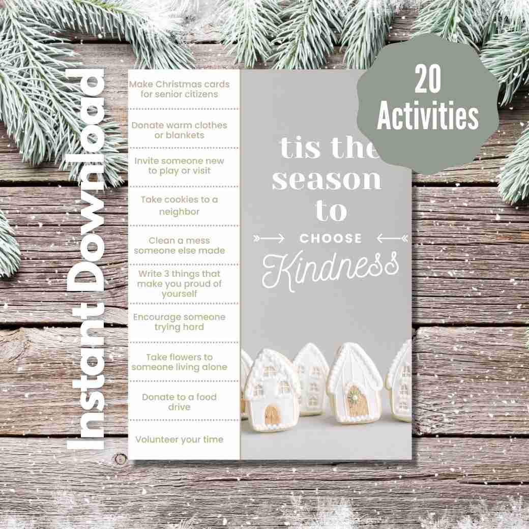 Printable Tear-Off Advent Activities for Kids by Birchmark Designs