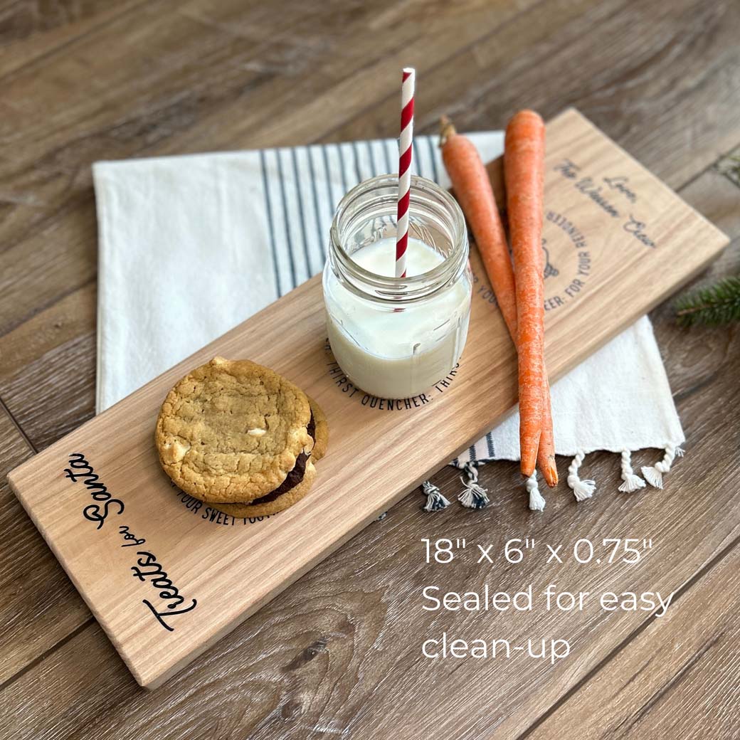 Santa's Sweet Treat Tray – Birchmark Designs - Main Image