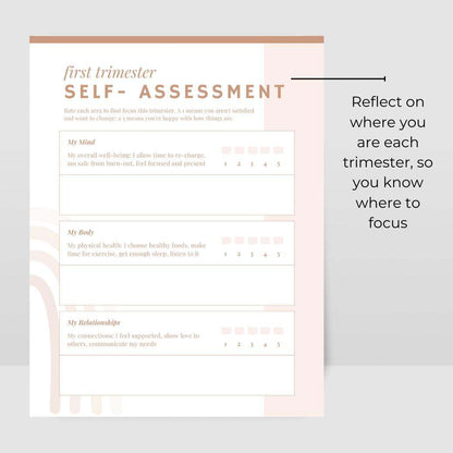 Self-Care Pregnancy Planner by Birchmark Designs