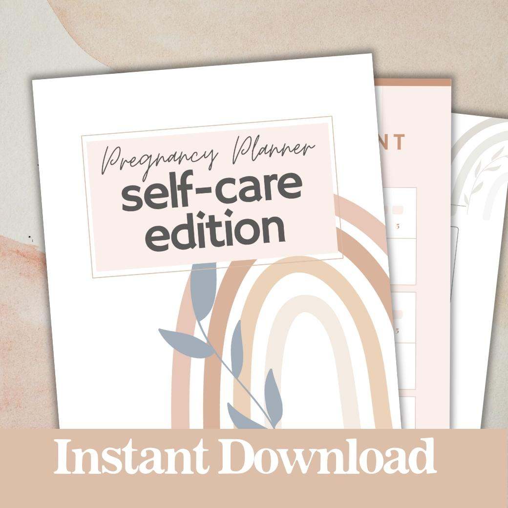 Self-Care Pregnancy Planner by Birchmark Designs